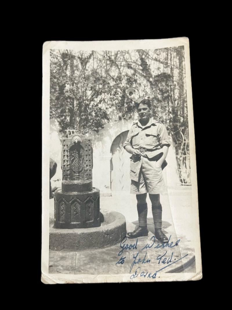 WW2 BRITISH POSTCARD IN AFRICA