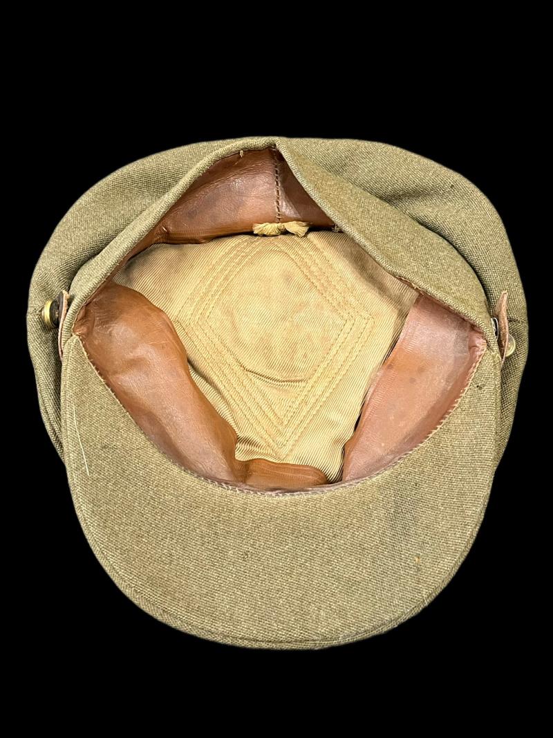 WW2 BRITISH OFFICER'S CAP (NAMED CRAWFORD-JONES.C)
