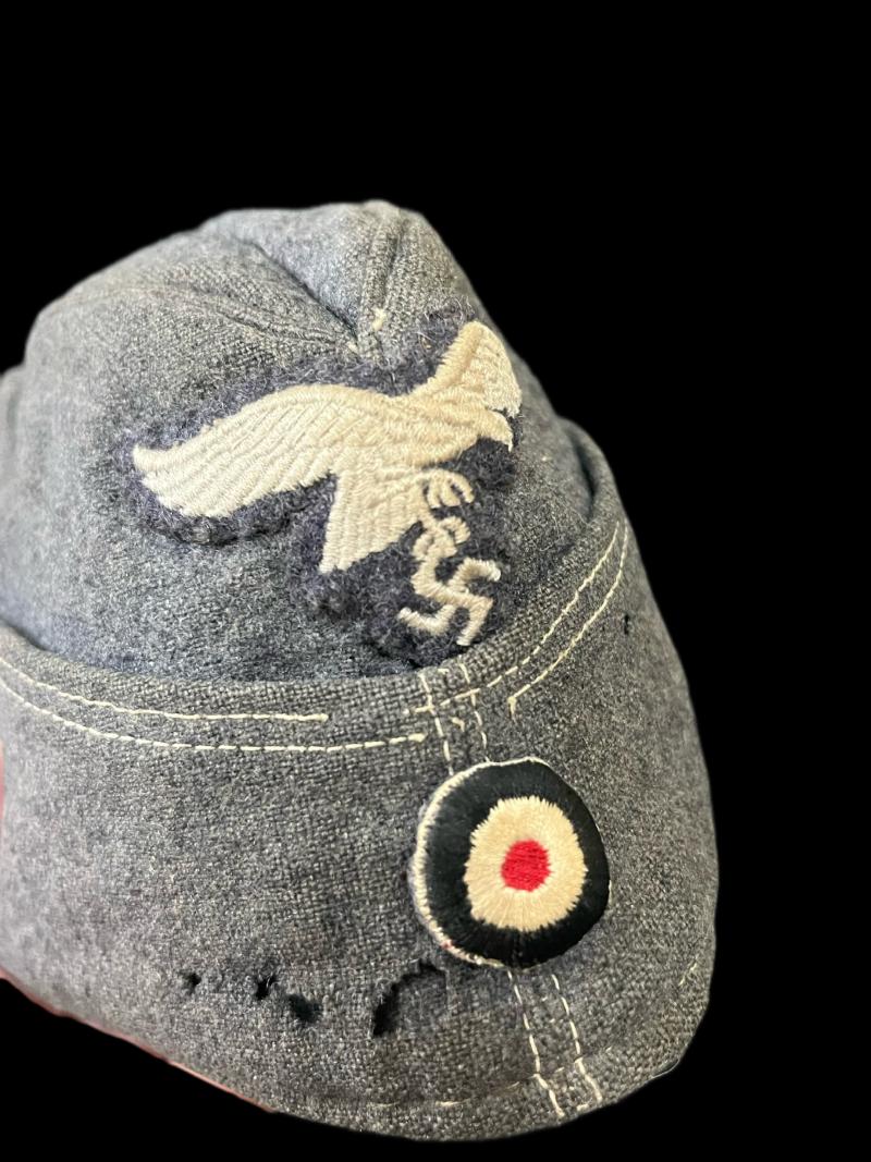 WW2 GERMAN LUFTWAFFE OVERSEAS SIDE CAP