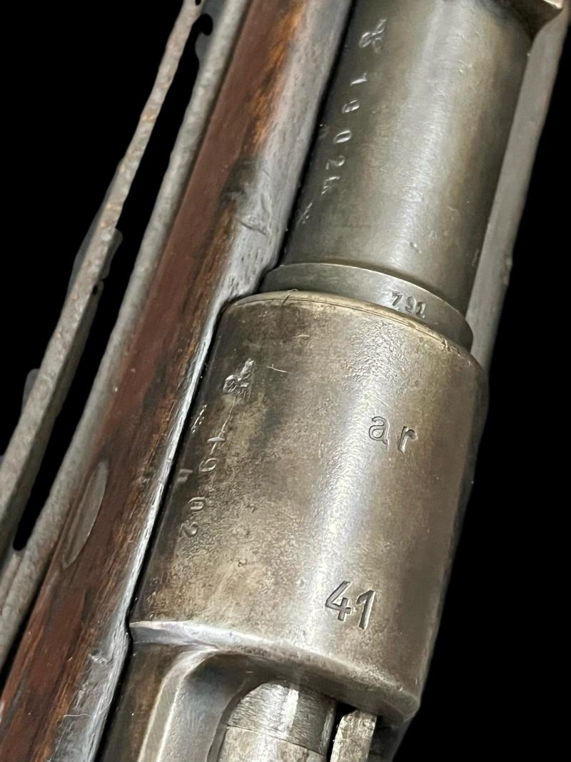 WW2 GERMAN K98 RIFLE WITH ORIGINAL SLING (NEW EU DEACTIVATION)