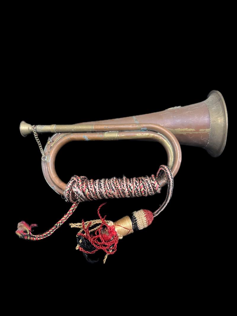 WW2 BRITISH INDIAN ARMY SIKH REGIMENT BUGLE