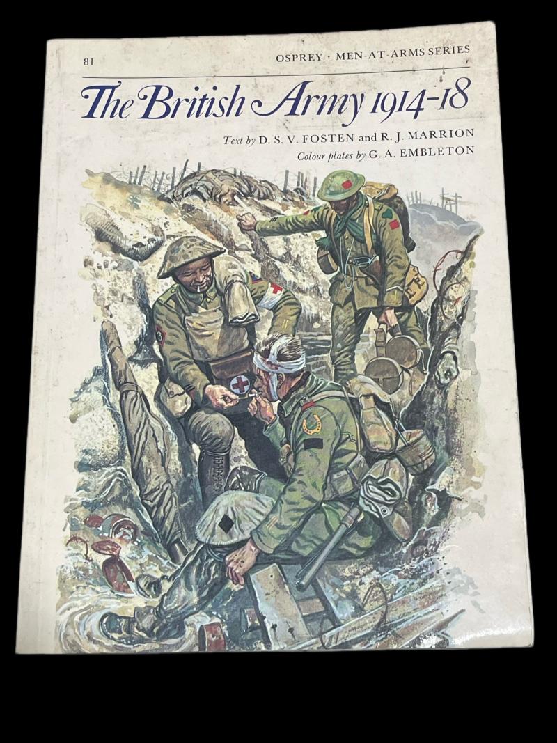 THE BRITISH ARMY 1914-18 BOOK