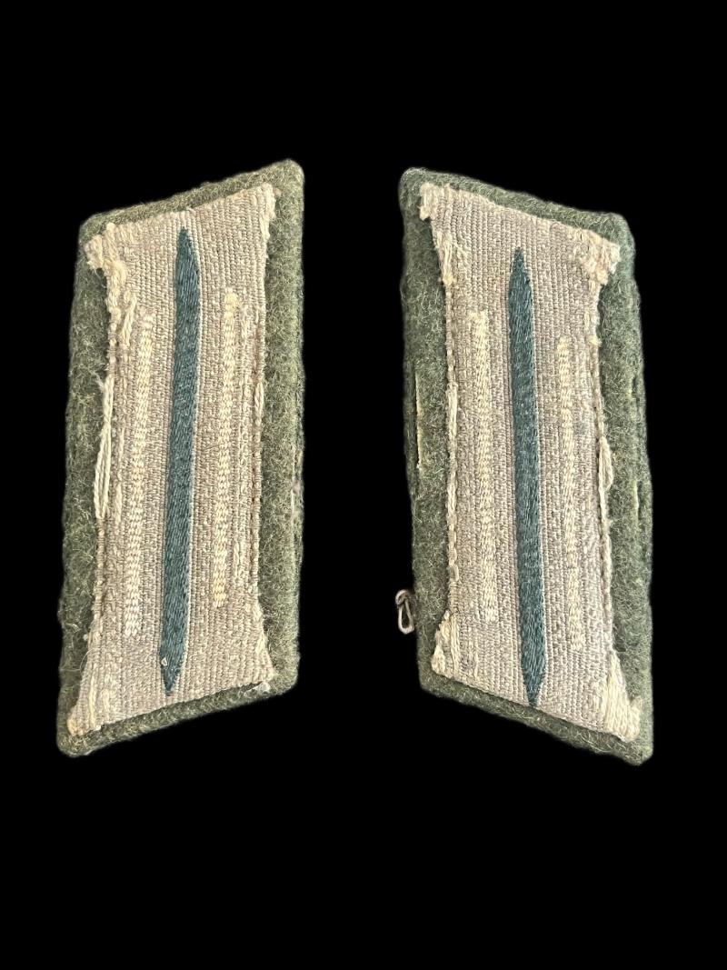 WW2 GERMAN INFANTRY (HEER) NCO'S COLLAR PATCHES