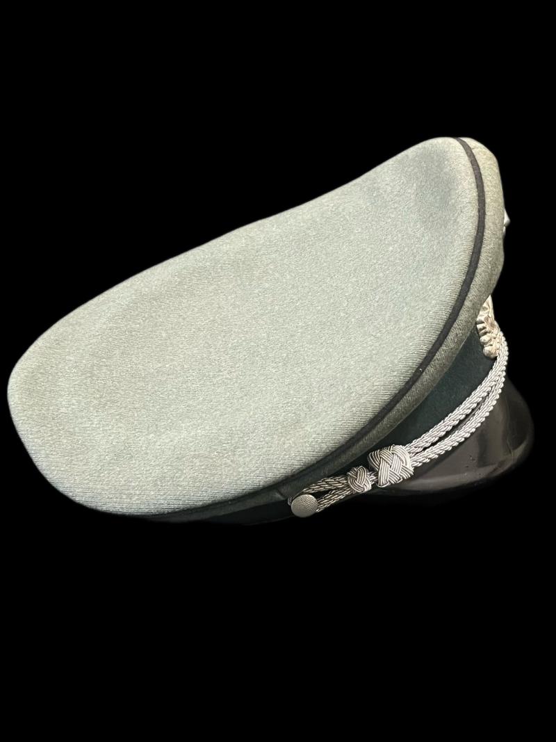 WW2 GERMAN OFFICER'S PIONEER/ENGINEERS VISOR CAP