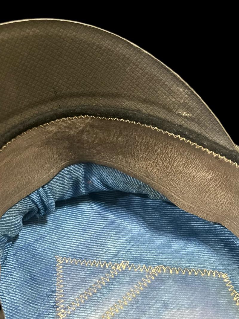 WW2 GERMAN OFFICER'S PIONEER/ENGINEERS VISOR CAP