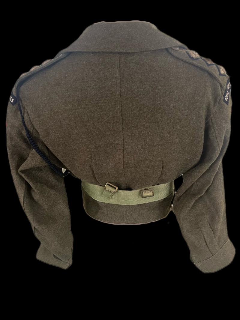 WW2 BRITISH COLONEL ROYAL CORP OF SIGNALS BATTLE DRESS (CANADIAN MADE) (NAMED)