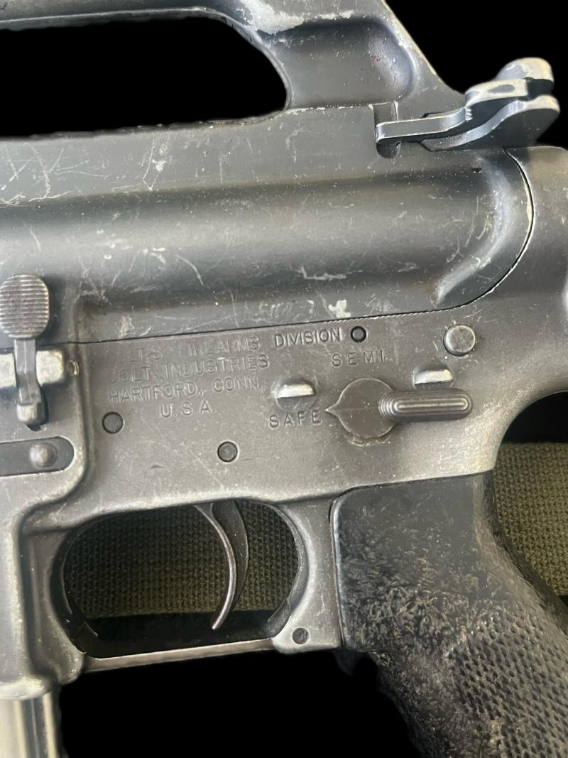 DEACTIVATED COLT M16A1 ASSAULT RIFLE WITH SLING (NEW EU DEACTIVATION)