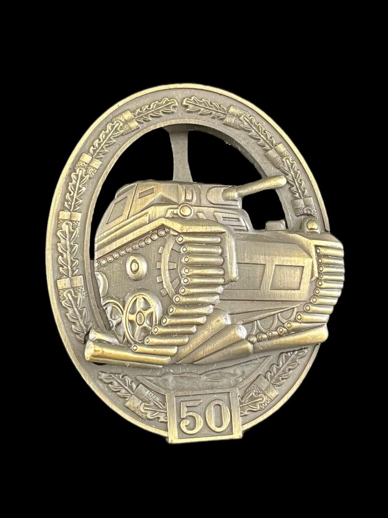 GERMAN PANZER ASSAULT TANK BADGE