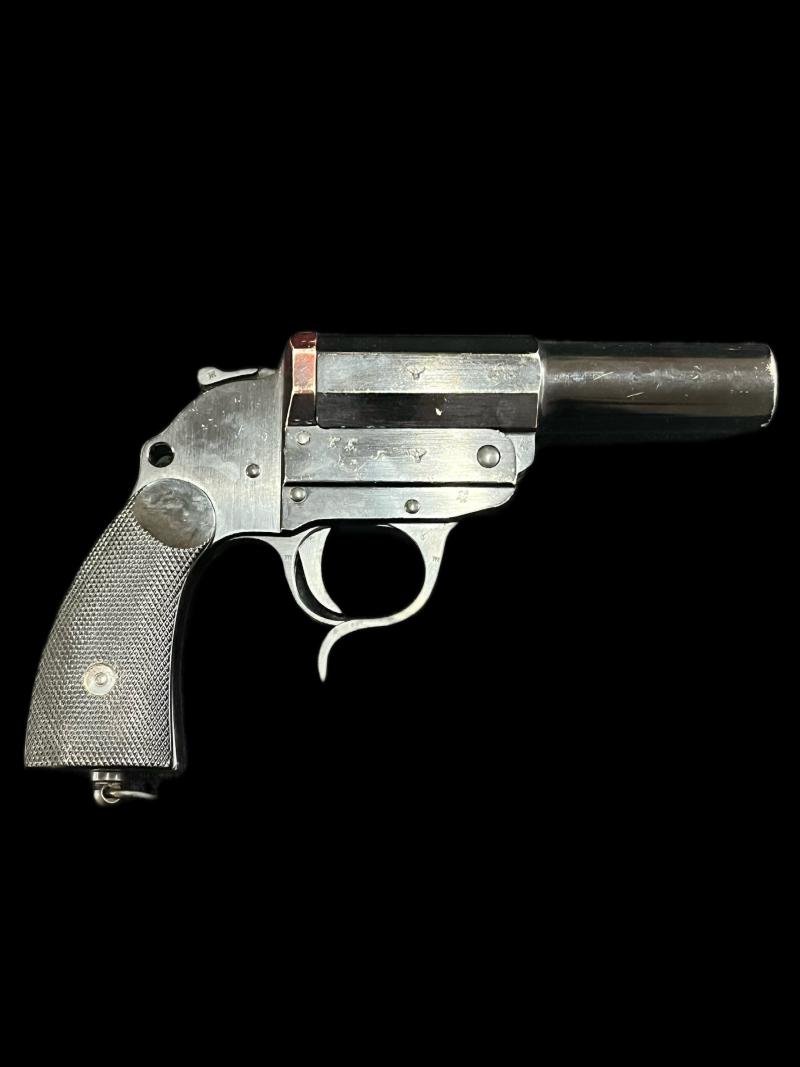 DEACTIVATED WW2 GERMAN 1940 FLARE PISTOL (237) (NEW EU DEACTIVATION)