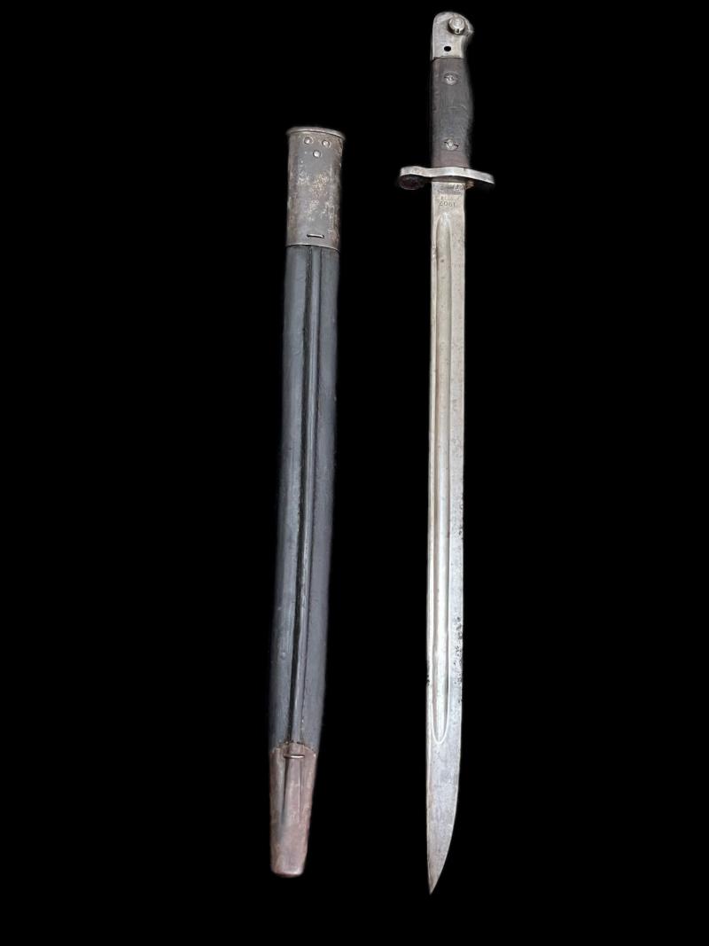 BRITISH ADMIRALTY S294 SMLE/LANCHESTER 1907 PATTERN BAYONET