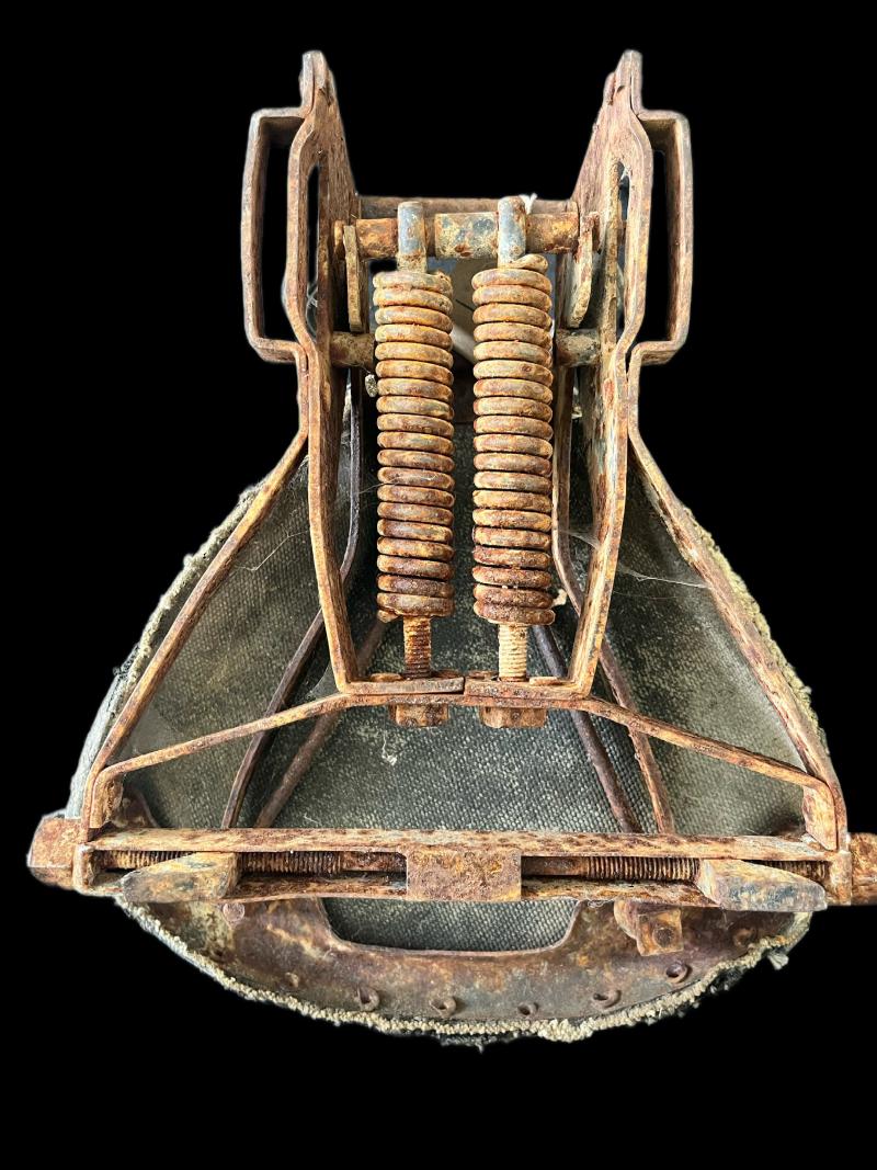WW2 GERMAN MOTORCYCLE SEAT FROM NORMANDY (DEAD MAN'S CORNER)