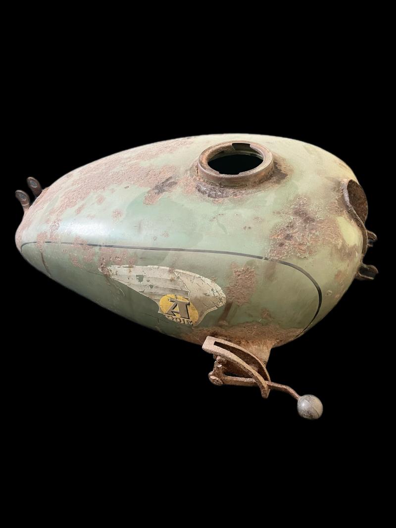 WW2 GERMAN MOTORCYCLE FUEL TANK FROM NORMANDY (DEAD MAN'S CORNER)