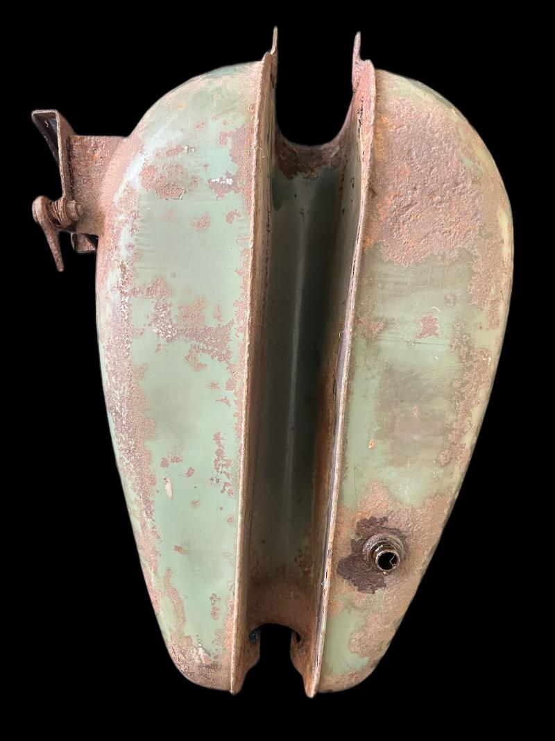 WW2 GERMAN MOTORCYCLE FUEL TANK FROM NORMANDY (DEAD MAN'S CORNER)