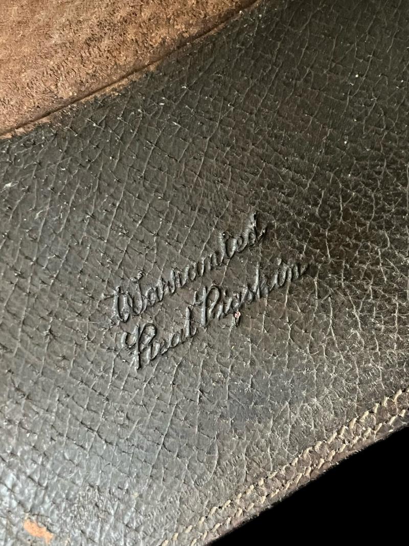 WW1 BRITISH OFFICER'S RAWHIDE LEATHER GAITERS