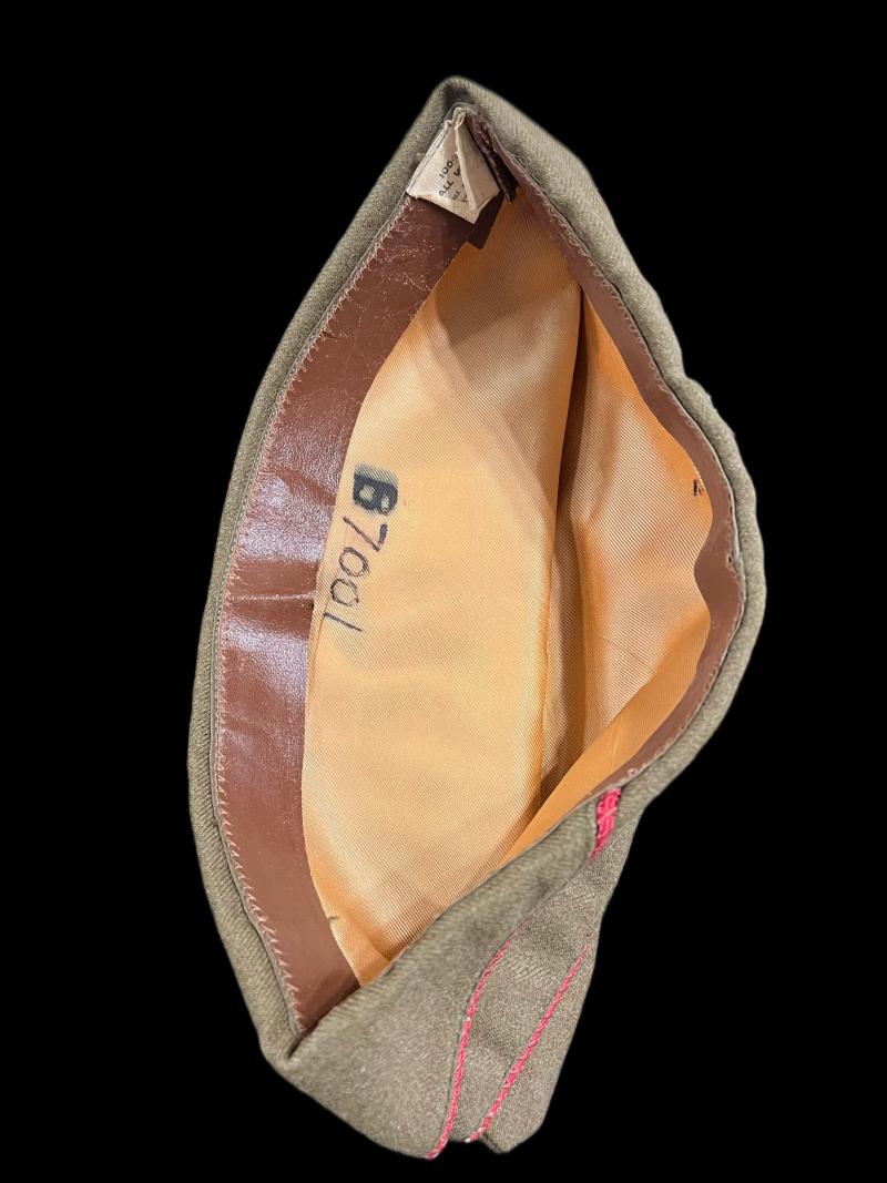 WW2 U.S. GARRISON CAP (ARTILLERY)