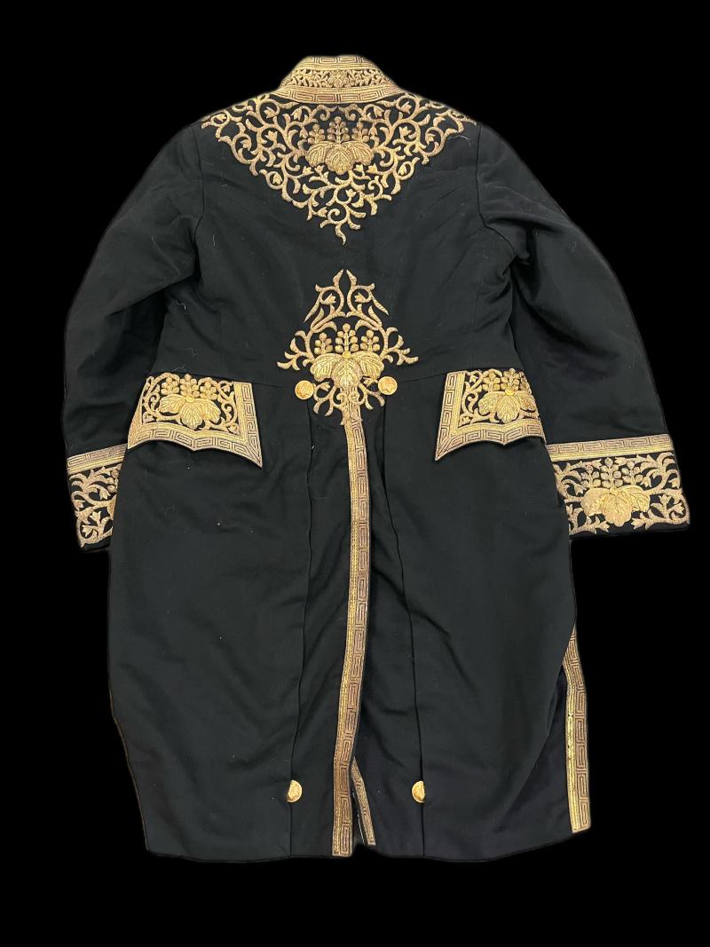 19TH CENTURY JAPANESE FORMAL DIPLOMATIC TAIL COAT