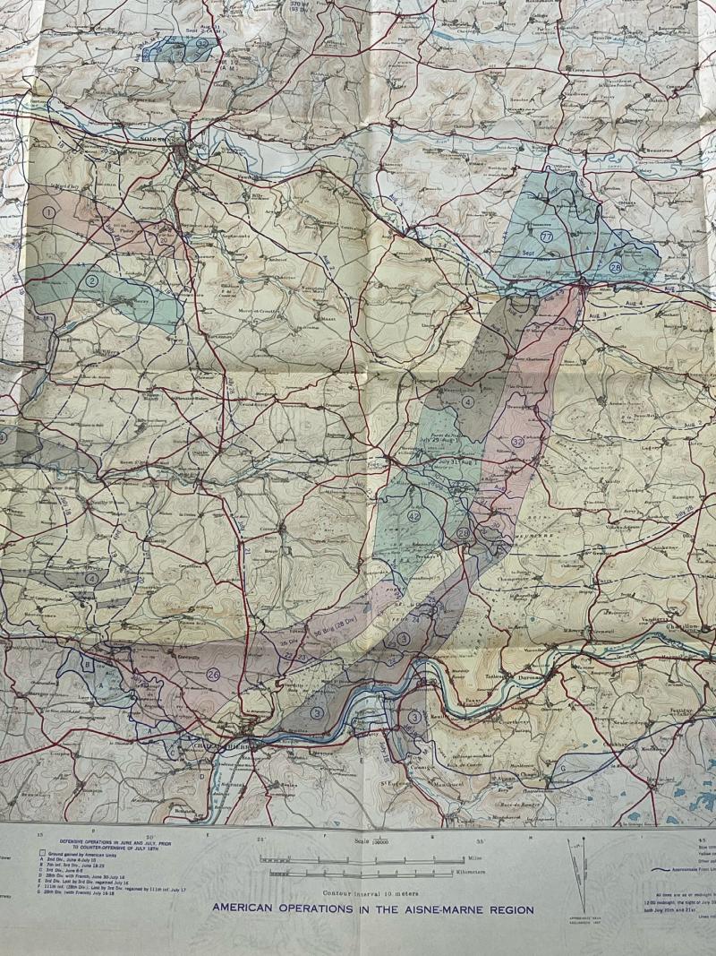 REPORT OF THE COMMISSION ON MASSACHUSETTS PART IN THE WORLD WAR HISTORY & 3 X WW1 MAPS (HARD COVER)
