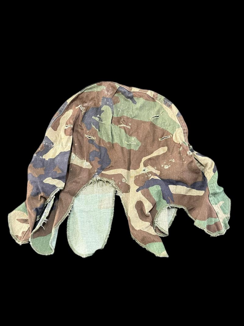 U.S. WOODLAND CAMO M1 HELMET COVER