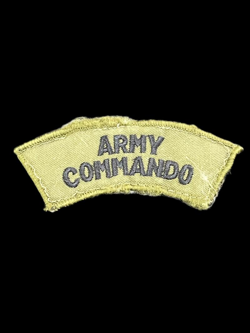ARMY COMMANDO SHOULDER PATCH
