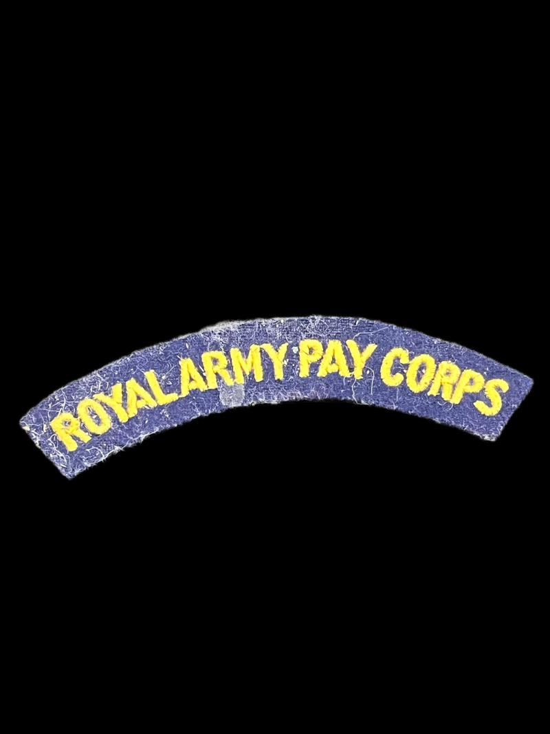 ROYAL ARMY PAY CORPS SHOULDER PATCH