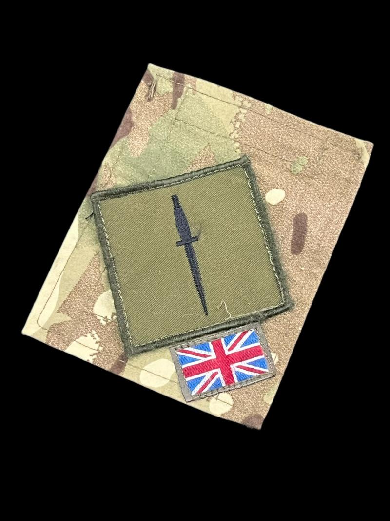 BRITISH ROYAL MARINES VELCRO RECTANGULAR PATCH