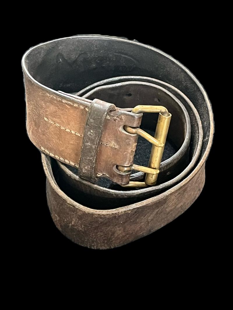 WW2 GERMAN OFFICER'S LEATHER BELT