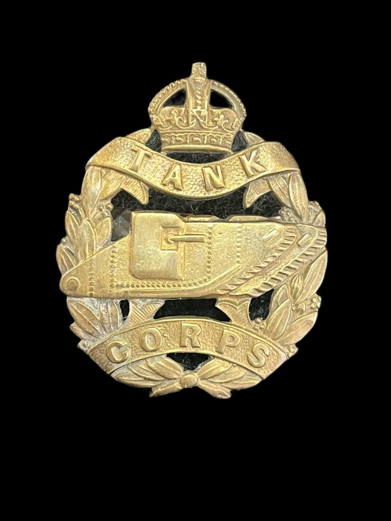 TANK CORPS CAP BADGE