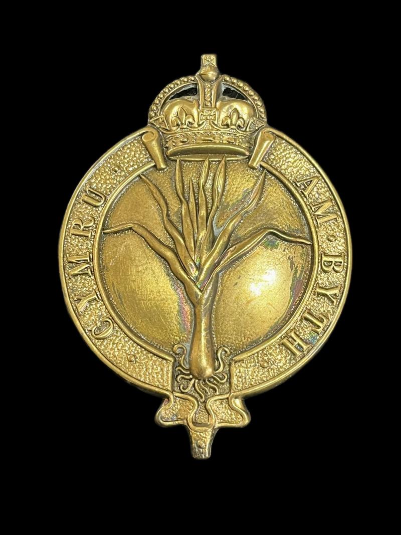 WELSH GUARDS KINGS CROWN VALISE BADGE