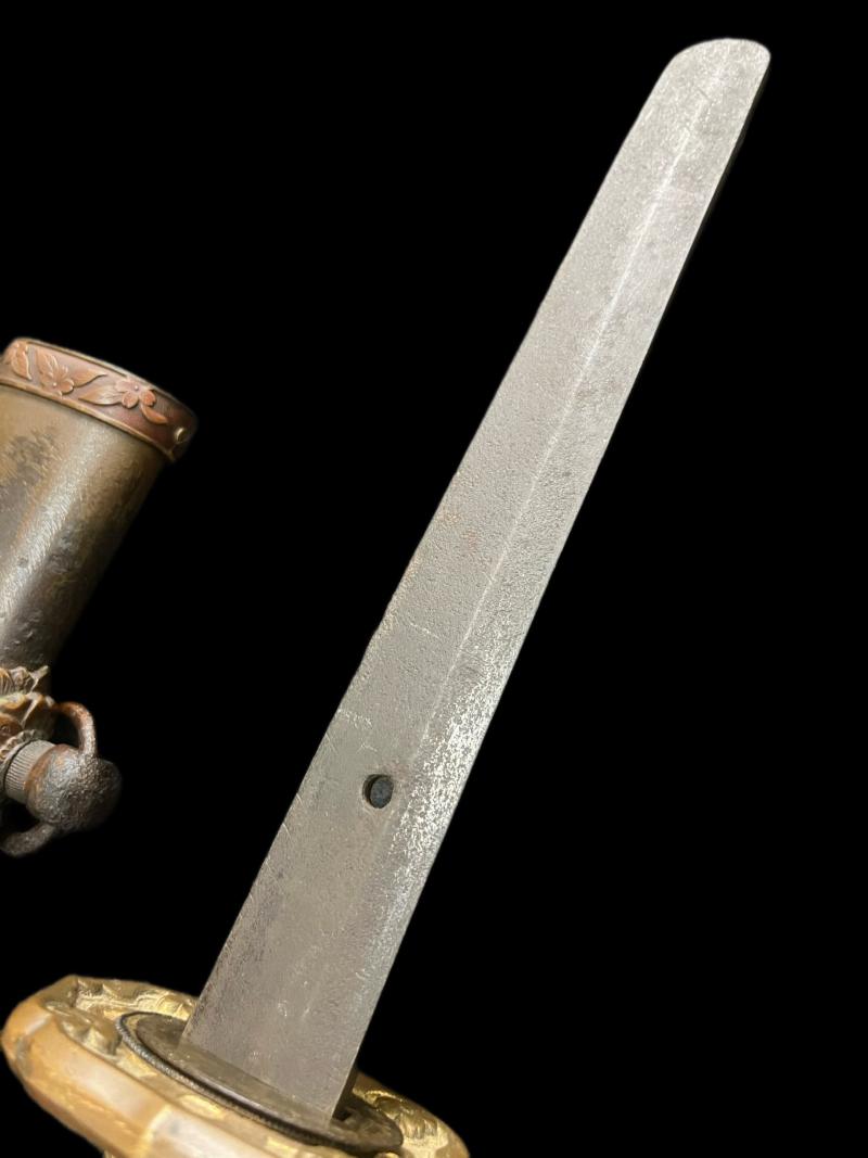 (WAS £1350) WW2 JAPANESE OFFICER'S KATANA SWORD & SCABBARD
