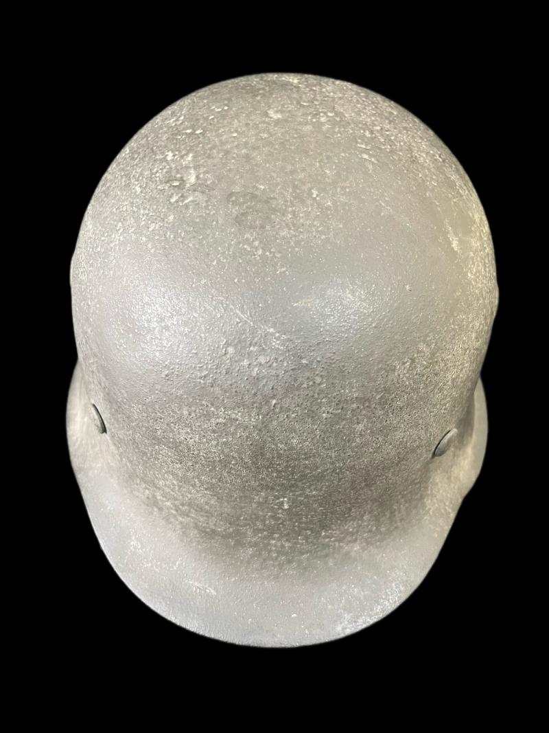 (WAS £1150) WW2 GERMAN SINGLE DECAL M42 HELMET