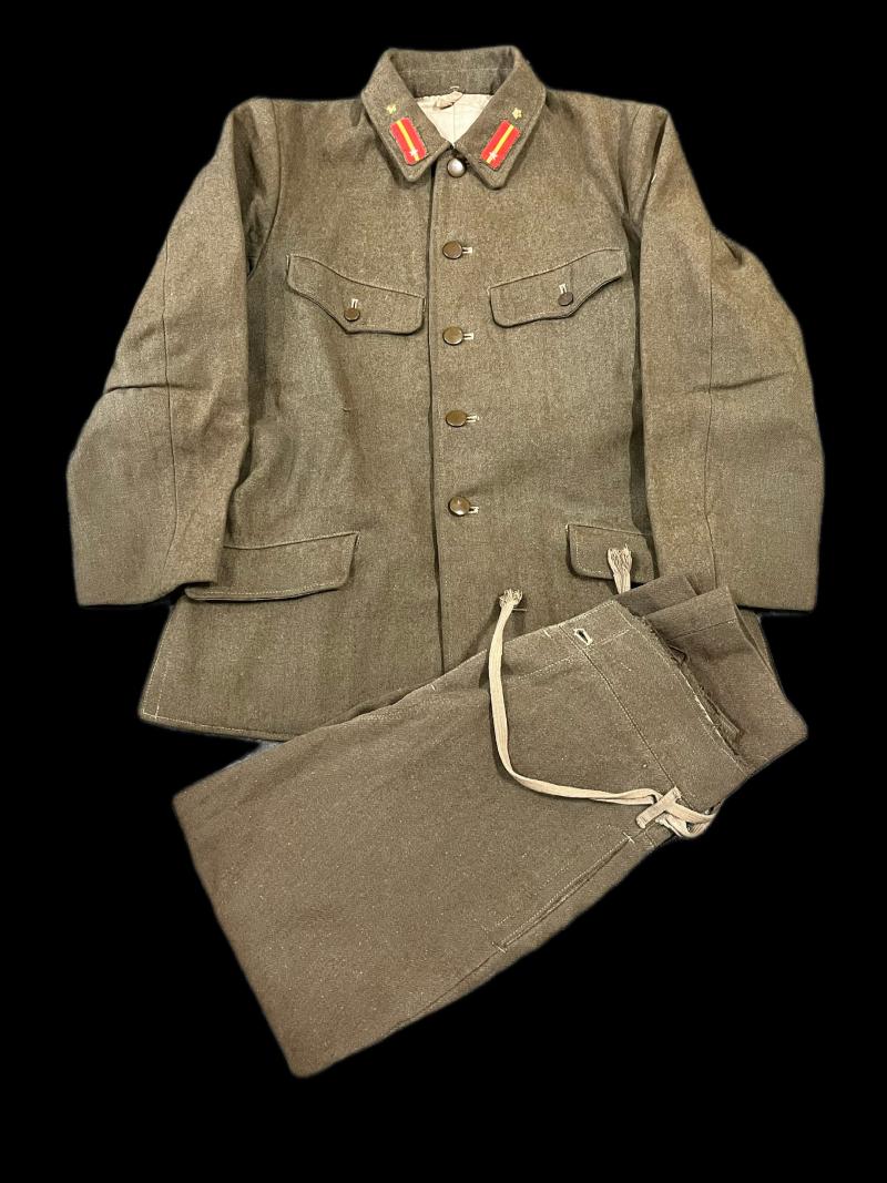 WW2 JAPANESE TUNIC AND TROUSER UNIFORM SET (STAMPED)