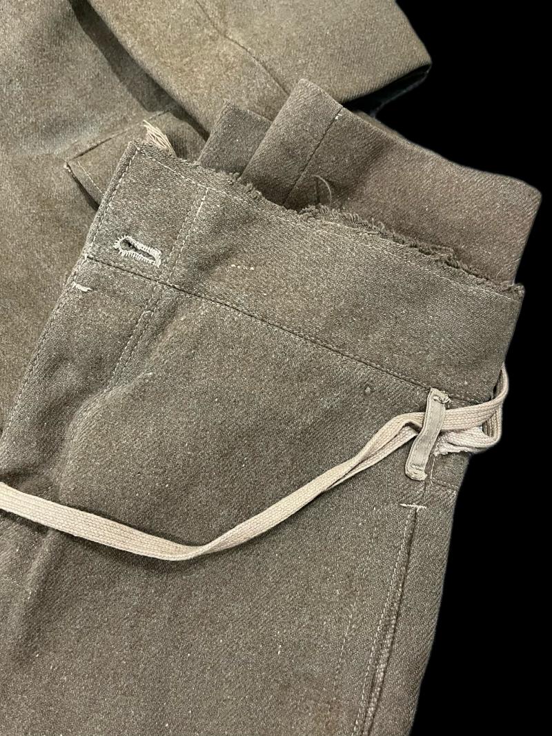 WW2 JAPANESE TUNIC AND TROUSER UNIFORM SET (STAMPED)