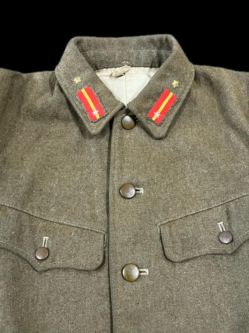 WW2 JAPANESE TUNIC AND TROUSER UNIFORM SET (STAMPED)