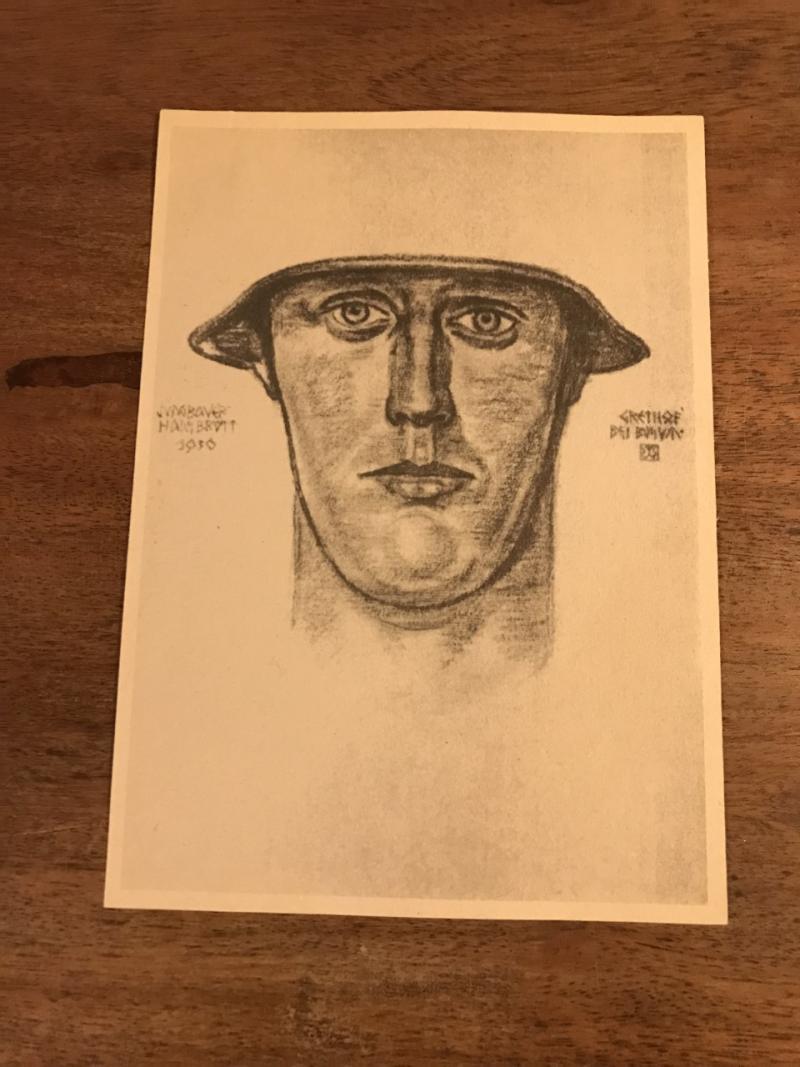 WW2 GERMAN SS POSTCARD