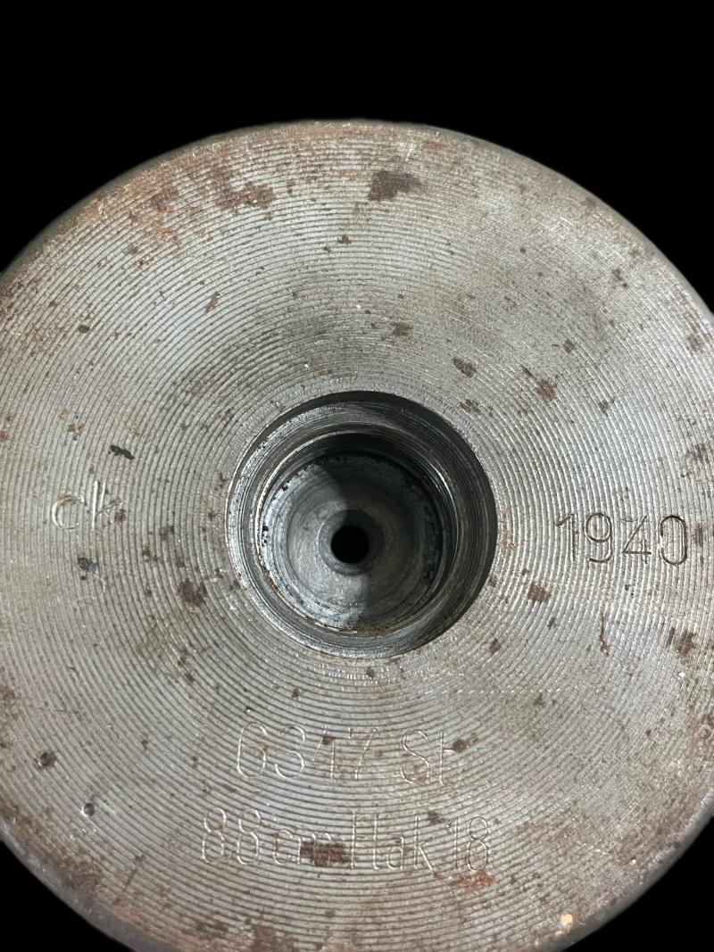 WW2 GERMAN 8.8CM FLAK HE SHELL (INERT)