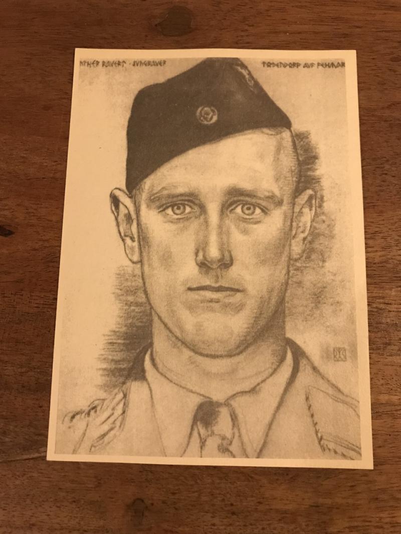 WW2 GERMAN SS POSTCARD