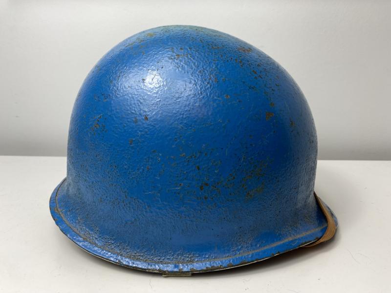 WW2 U.S. NAVY FIXED BALE FRONT SEAM M1 HELMET