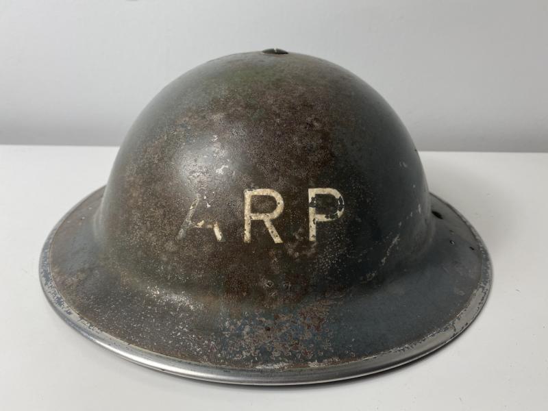 (WAS £195) WW2 BRITISH MKII ARP HELMET
