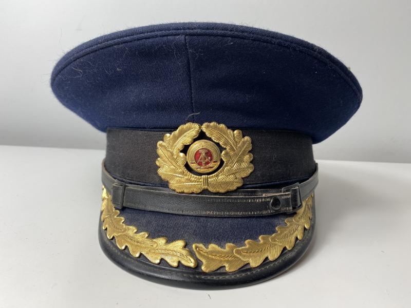 EAST GERMAN NVA NAVAL OFFICER'S VISOR CAP