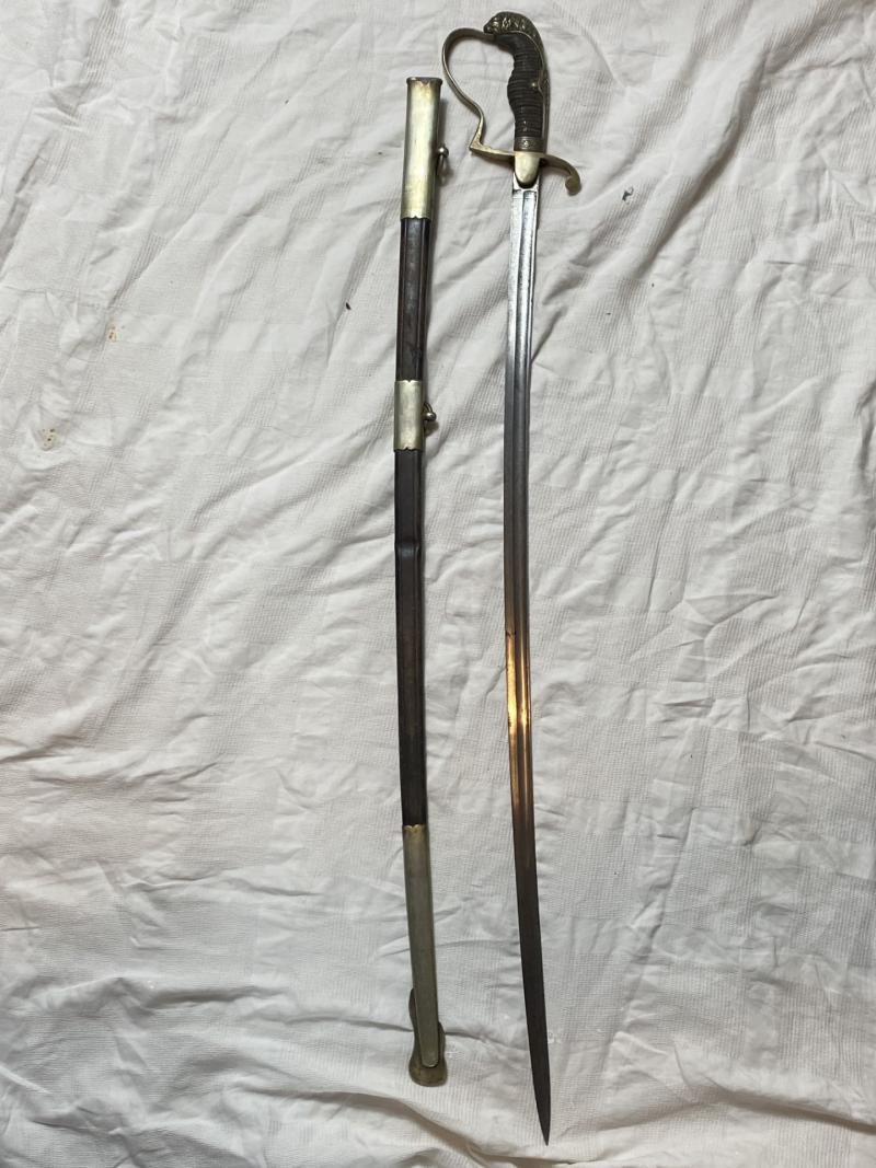 WW1 PRUSSIAN/GERMAN ARMY LION'S HEAD OFFICER'S SWORD