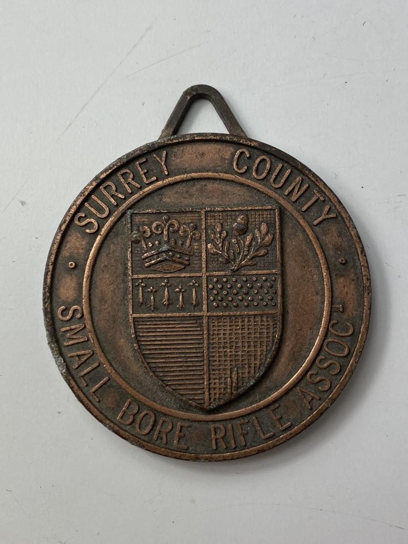SURREY COUNTY SMALL BORE RIFLE ASSOC MEDAL