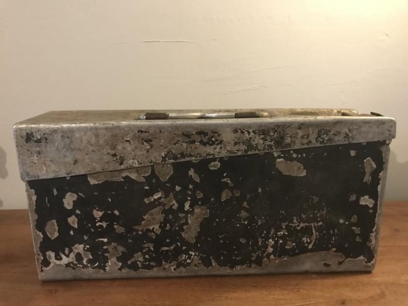 WW2 GERMAN MG34 ALUMINIUM AMMO TIN