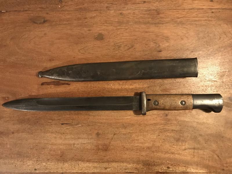 H.MUNDLOS & CO MAGDEBURG & RICH.A.HERDERSOLINGEN G98 BAYONET