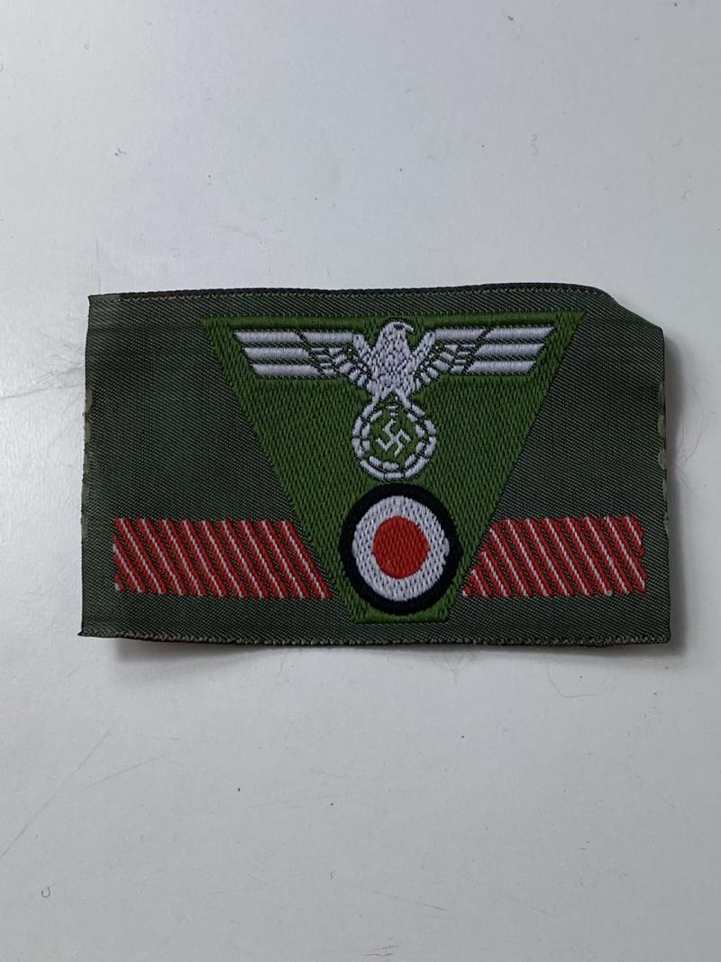 REPRODUCTION WW2 GERMAN ARMY BEVO CAP EAGLE AND COCKADE