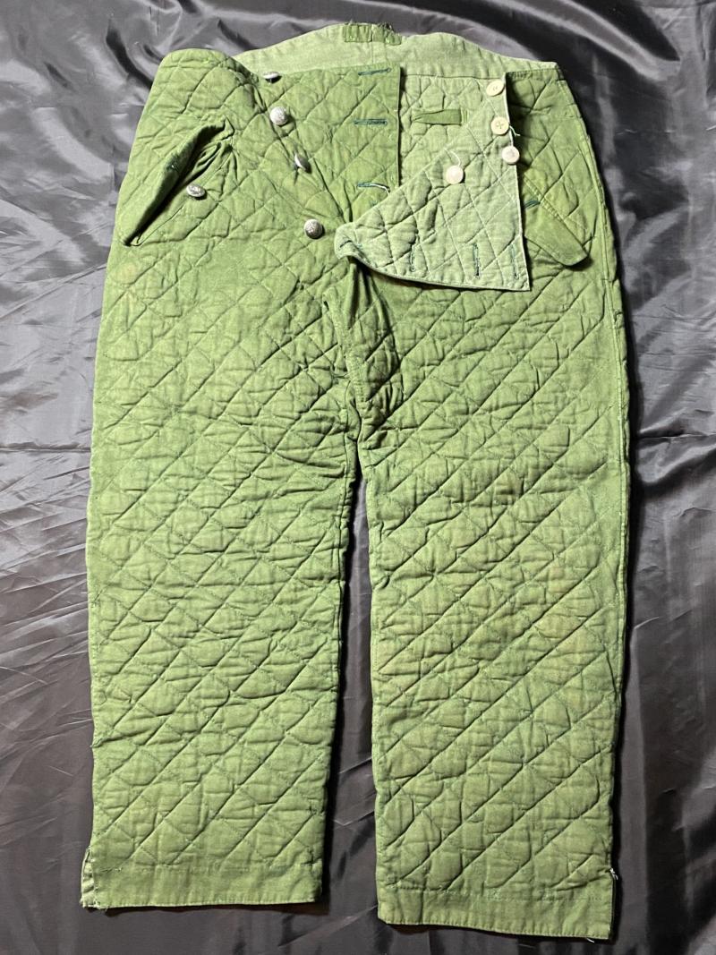 WW2 GERMAN LUFTWAFFE QUILTED INNER LINER TROUSERS