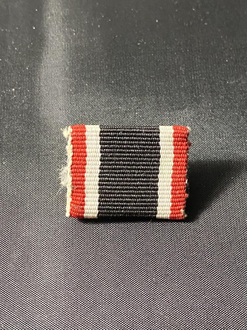 REPRODUCTION WW2 GERMAN IRON CROSS RIBBON BAR