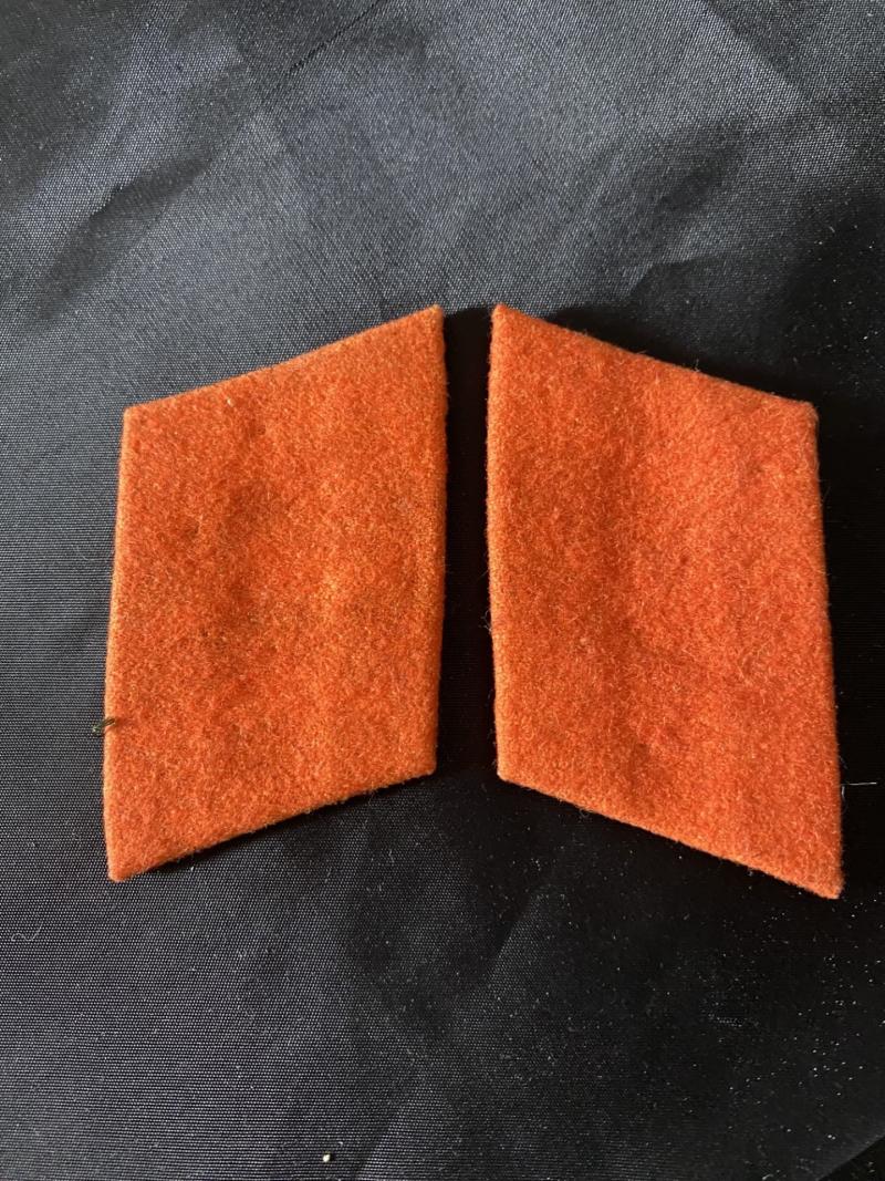 WW2 GERMAN LUFTWAFFE FIELD POLICE DIVISION COLLAR PATCHES