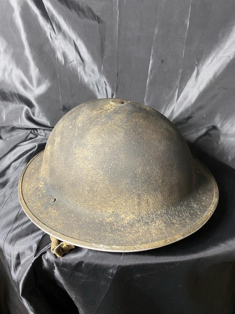 (WAS £125) WW2 BRITISH ARMY CAMO HELMET