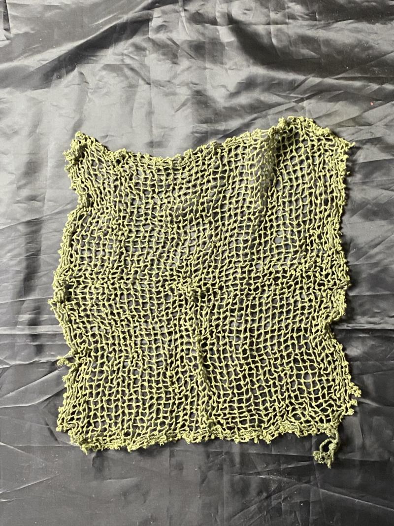 WW2 BRITISH HELMET CAMO NETTING