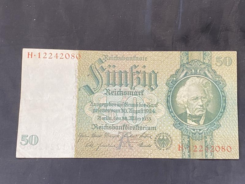 50 MARK REICHSBANKNOTE